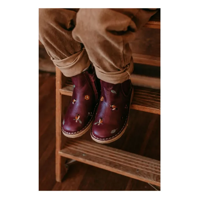 Botines con cremallera - Colección Uniqua | Violeta