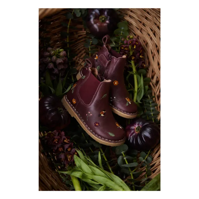 Botines con cremallera - Colección Uniqua | Violeta