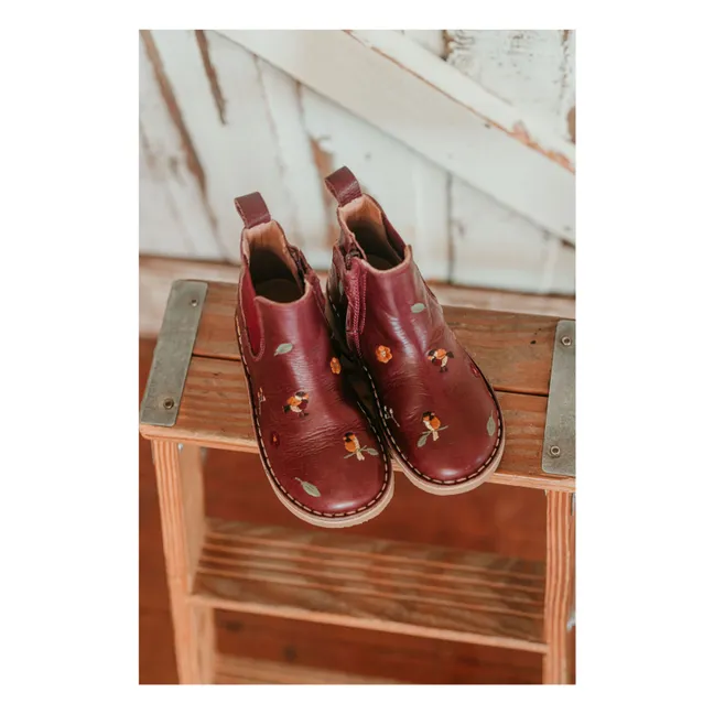 Botines con cremallera - Colección Uniqua | Violeta