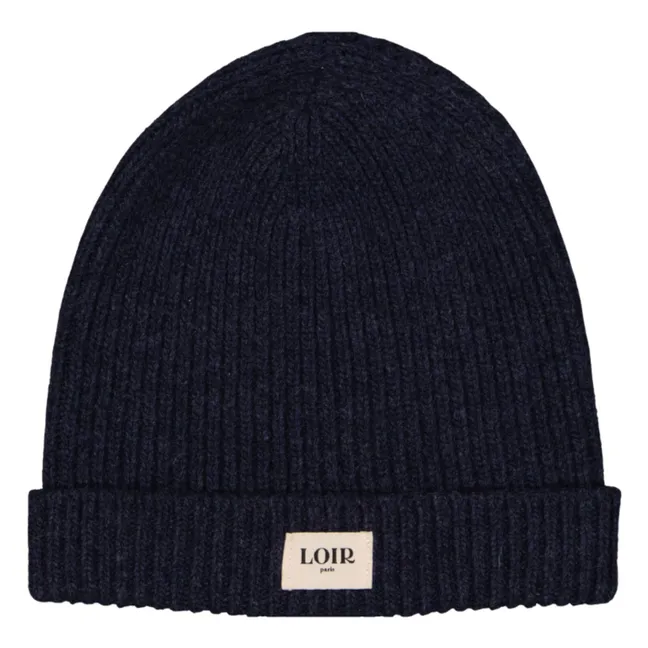 Gorro de lana merina Anthony | Azul Marino