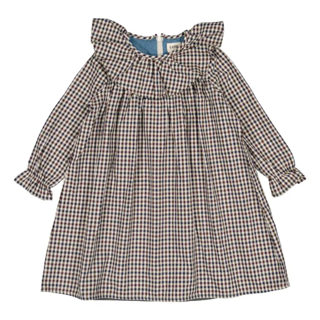 Mary Vichy - Vestito con scollo a balze | Rosso