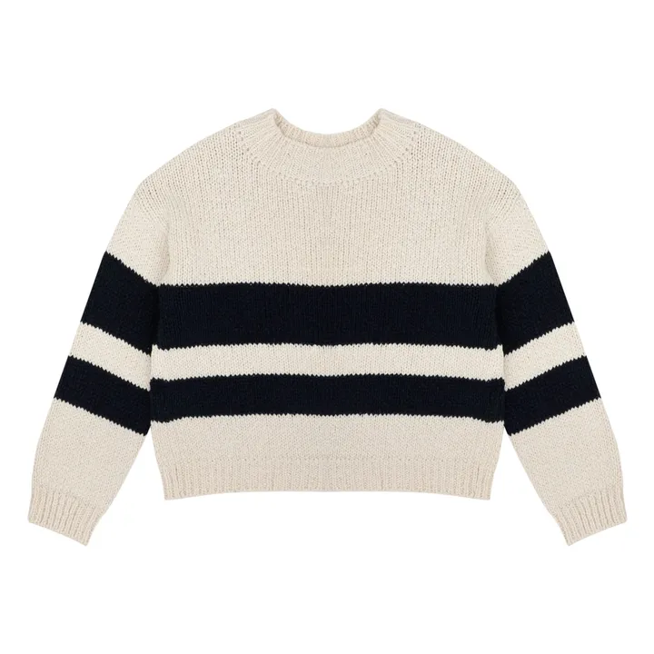 Binch Stripe Sweater | Ecru- Product image n°0