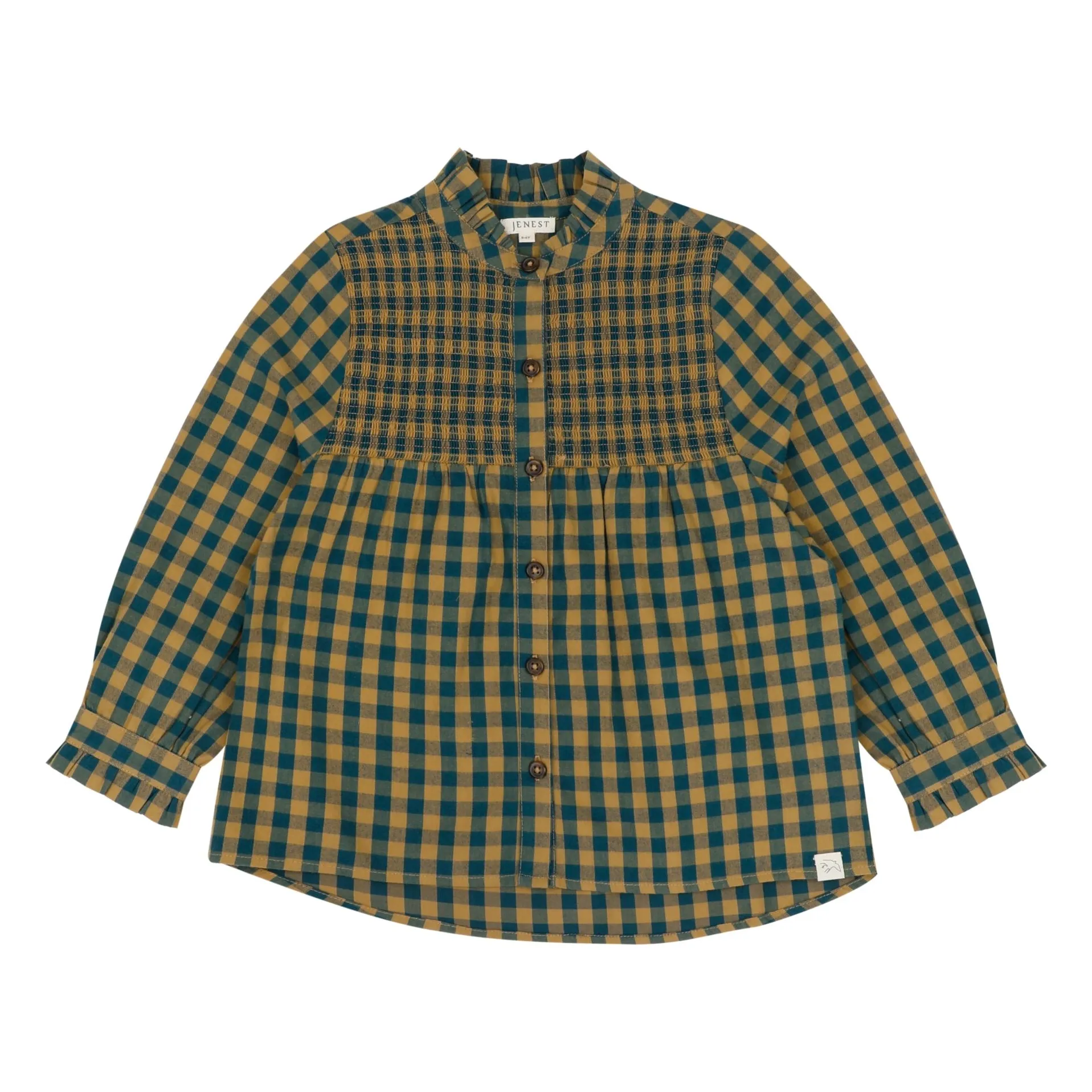Jenest Green Charlie Vichy Blouse
