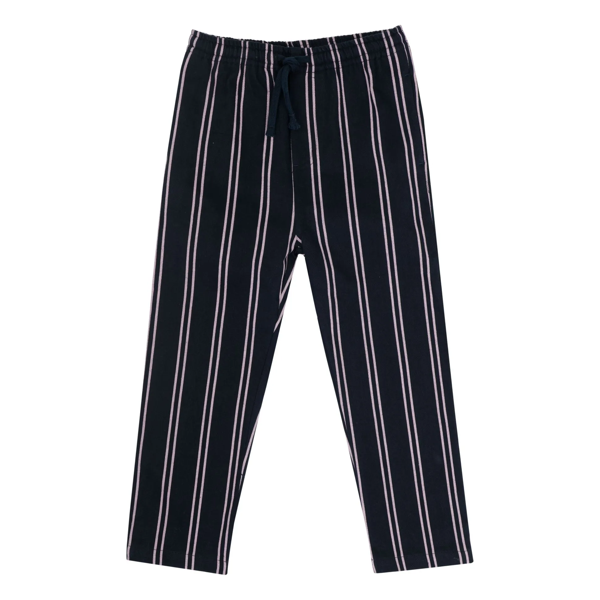 Jenest Dark Grey Kick Striped Pants