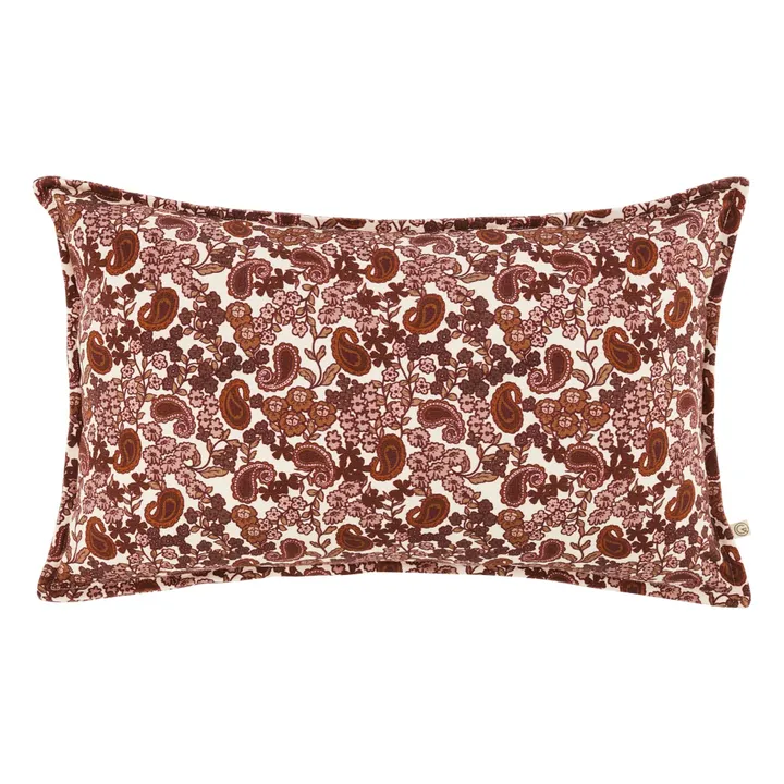 Housse de coussin Taormina | Bordeaux- Image produit n°0