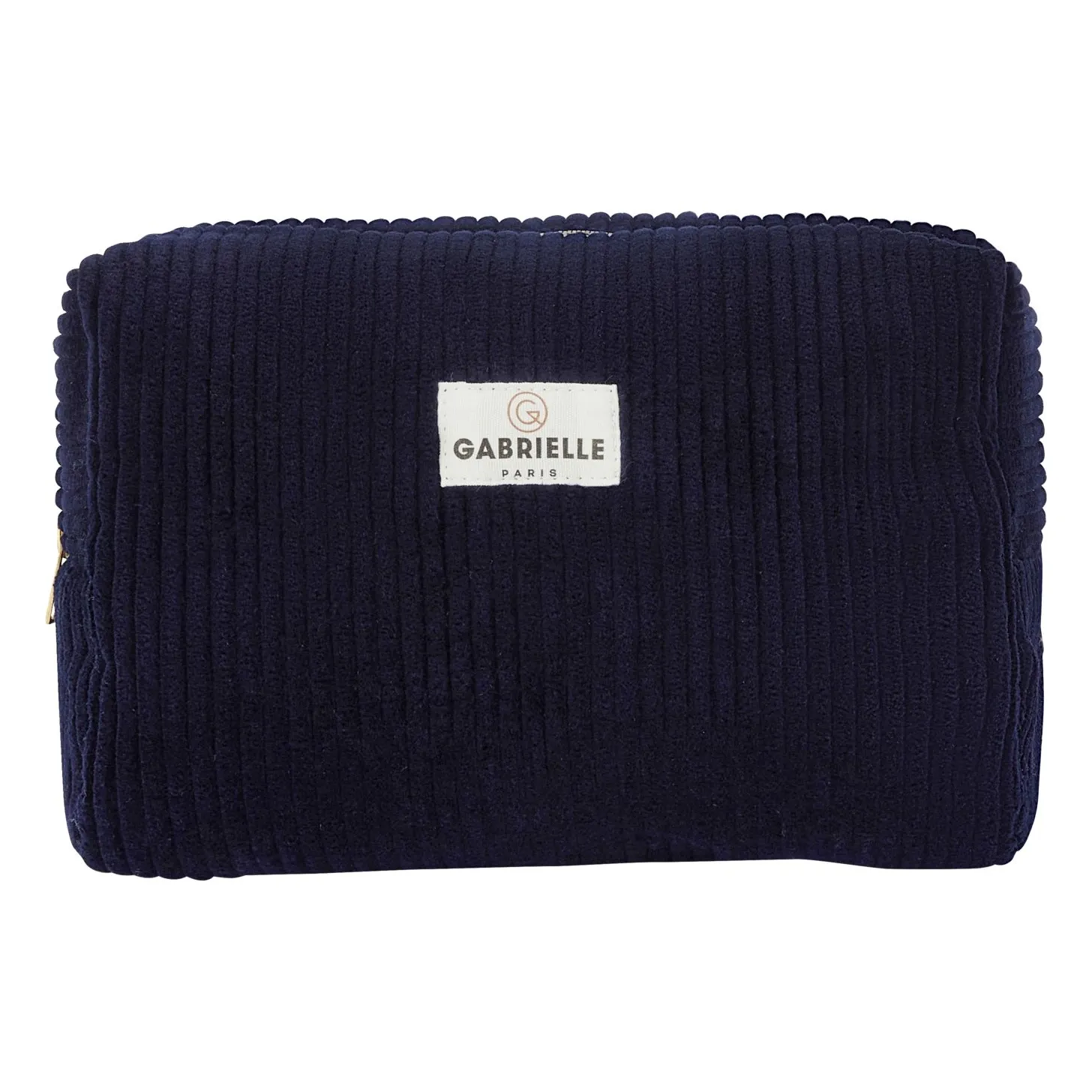 Gabrielle Paris Navy Blue Corduroy Toiletry Bag