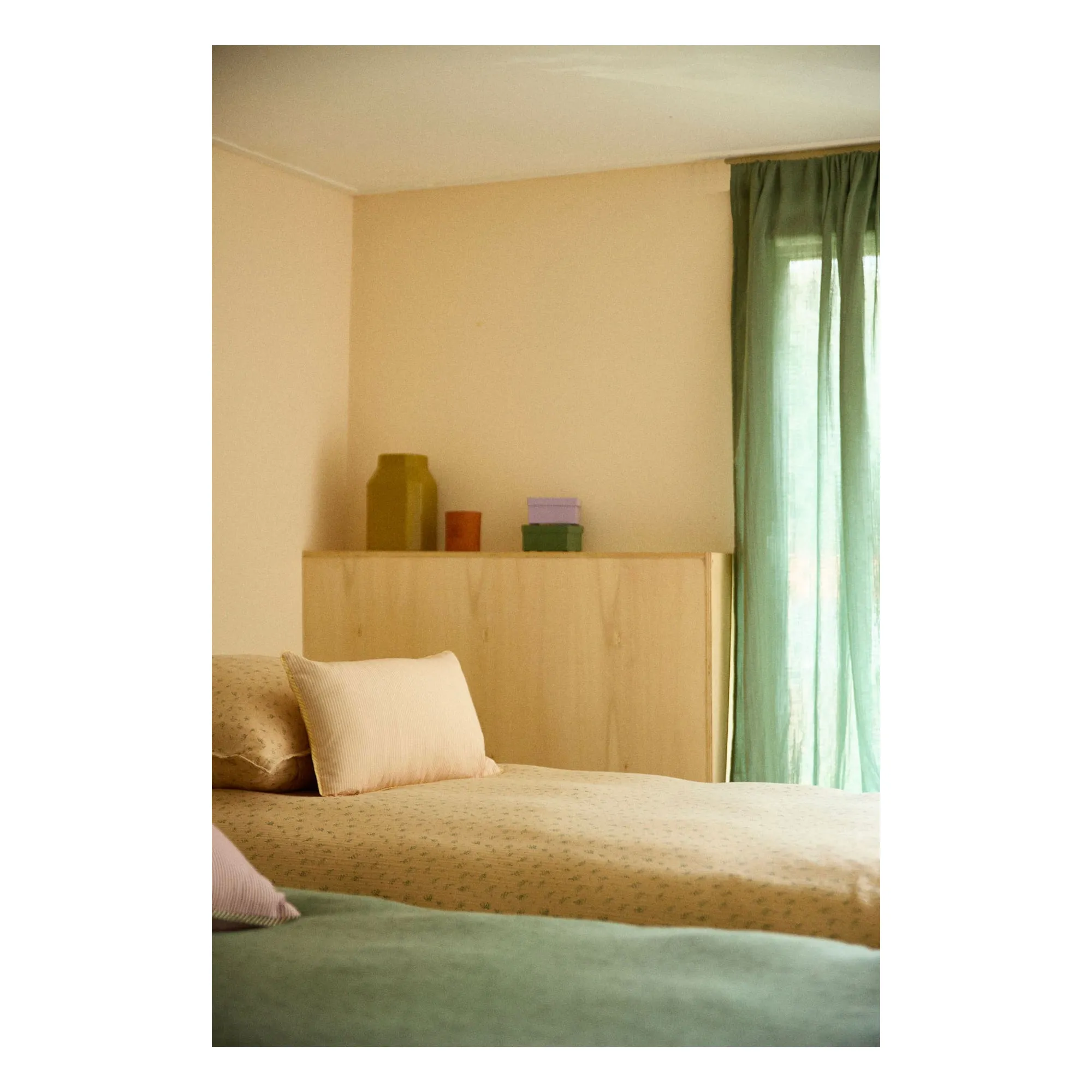 Rideau en gaze de coton | Eucalyptus- Image produit n°0