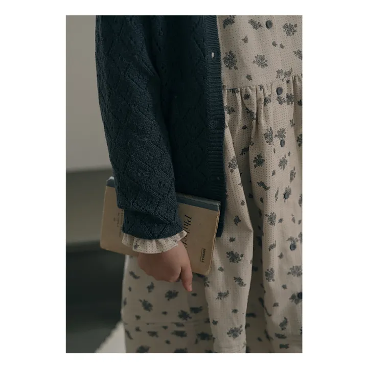 Louisiella Frenells Floral Corduroy Dress Off white Smallable