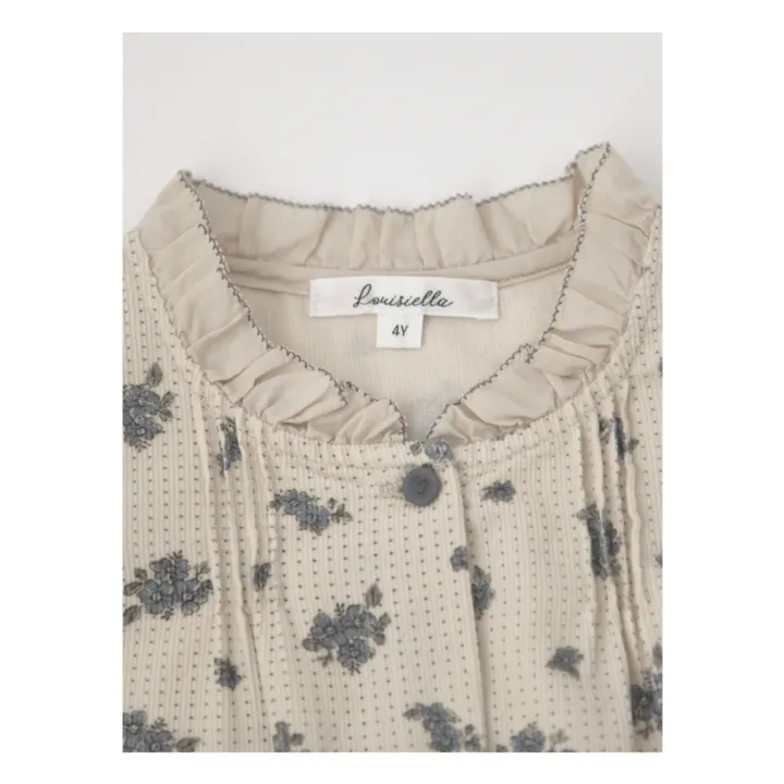 Louisiella Frenells Floral Corduroy Dress Off white Smallable