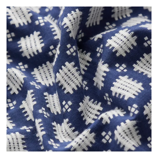 Camicia in cotone Shadow Delos | Blu marino