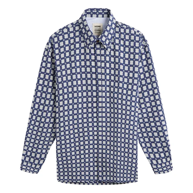 Shadow Delos Cotton shirt | Navy blue
