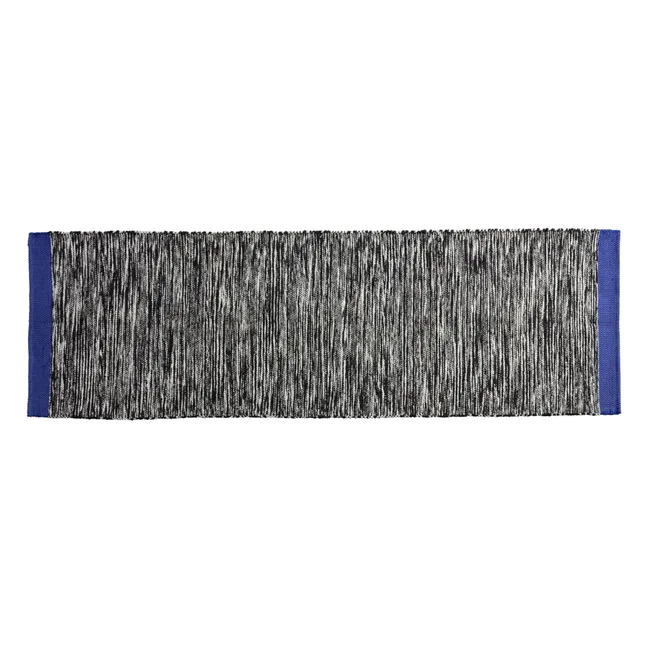 Tappeto in cotone riciclato opaco | Nero