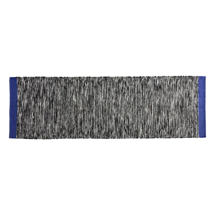 Tapis en coton recyclé Matt | Noir- Image produit n°4