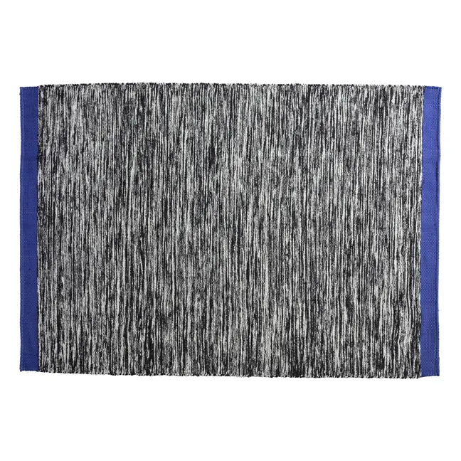 Tappeto in cotone riciclato opaco | Nero