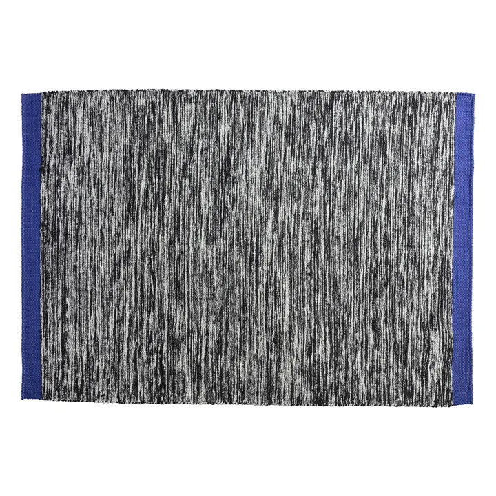 Tapis en coton recyclé Matt | Noir- Image produit n°3