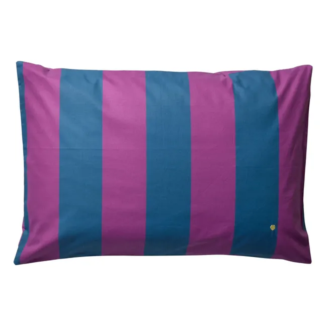 Malo striped pillowcase | Purple