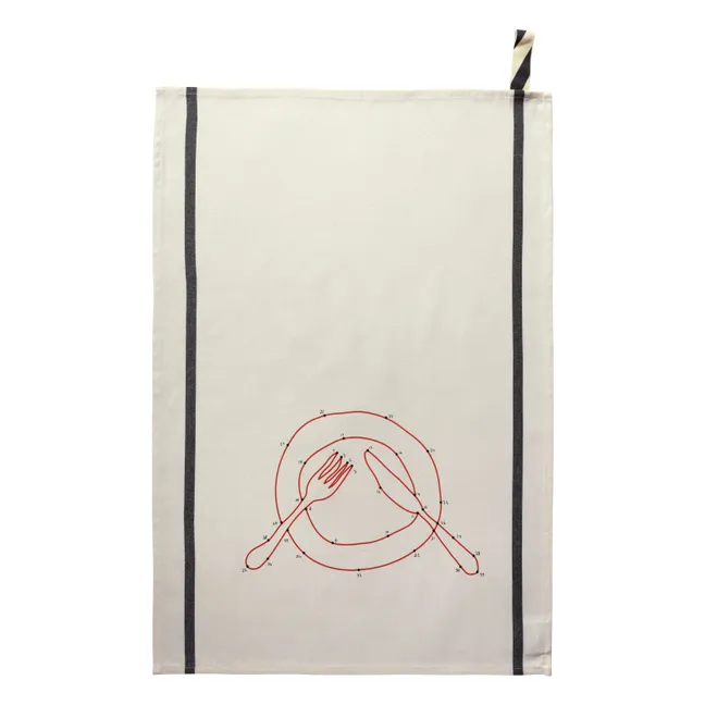 Asciugamano Phil Dinette | Crema