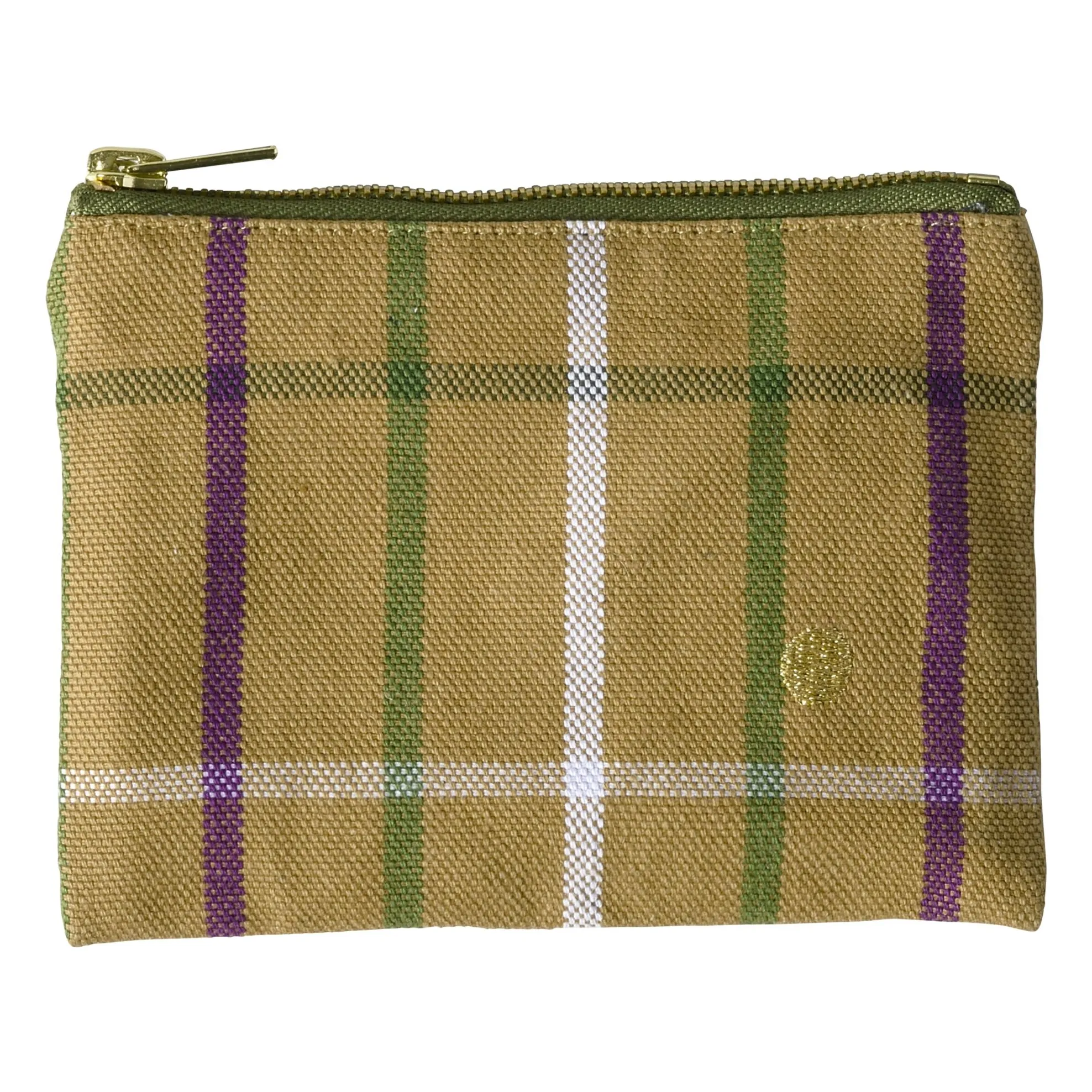 La Cerise Sur Le Gâteau Mustard Scotty Clutch Bag