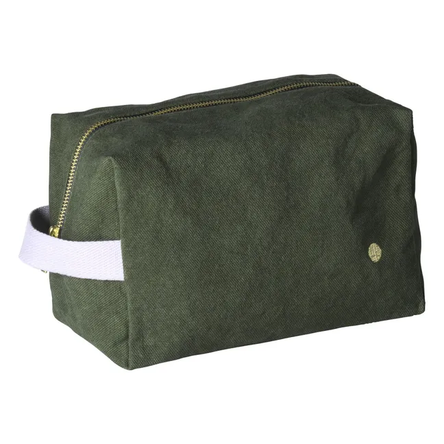 Cube toiletry bag | Forest Green