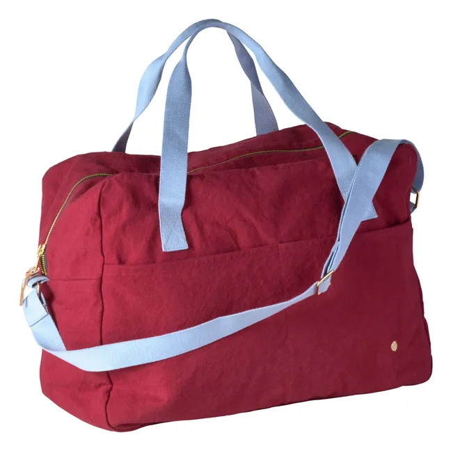 Iona Travel Bag | Cherry red
