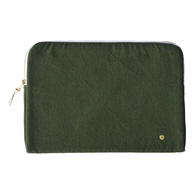 Housse d'ordinateur | Vert forêt