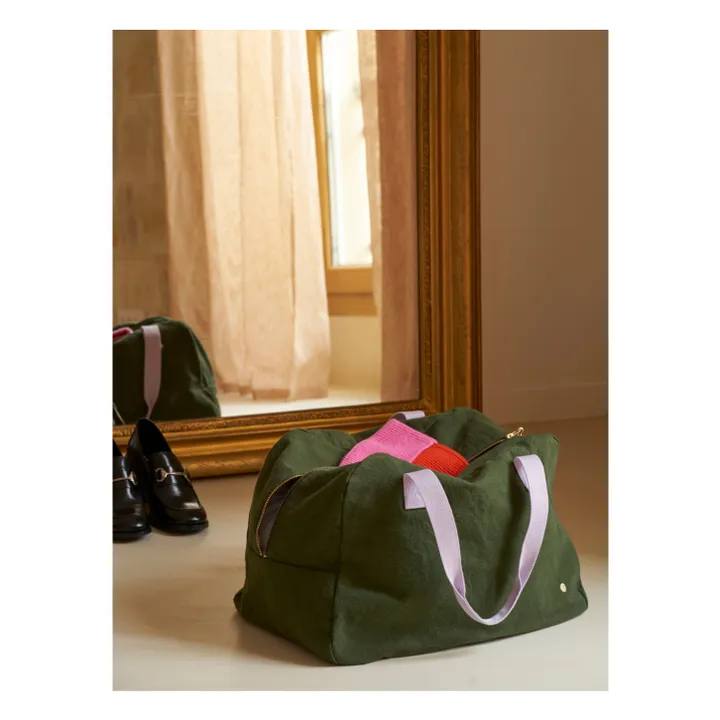 Bolsa de fin de semana Iona | Verde bosque- Imagen del producto n°1