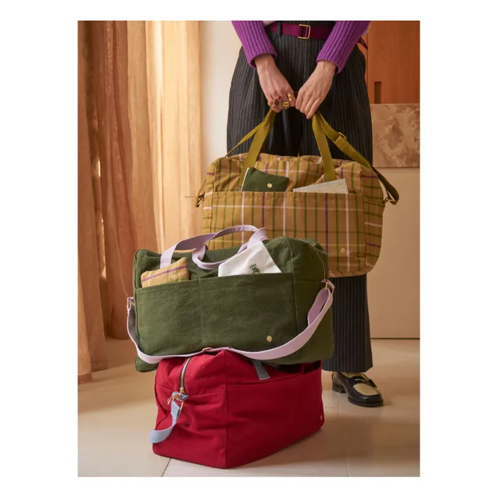Bolsa de fin de semana Iona | Verde bosque- Imagen del producto n°2