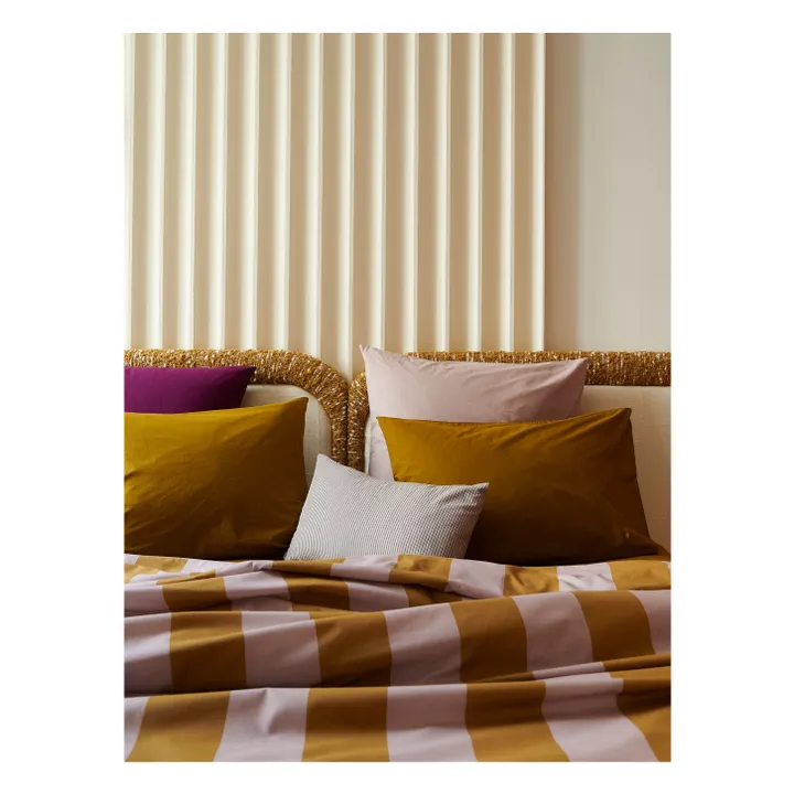 Striped comforter cover Malo | Lilac- Product image n°2