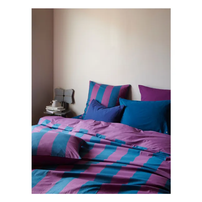 Malo striped pillowcase | Purple
