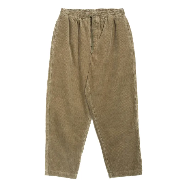 Pantaloni Alva Skate Velours | Marrone kaki