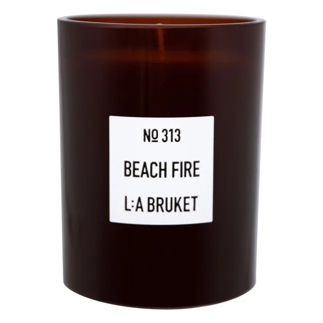 Vela perfumada Beach Fire - 260g | Sin tintes
