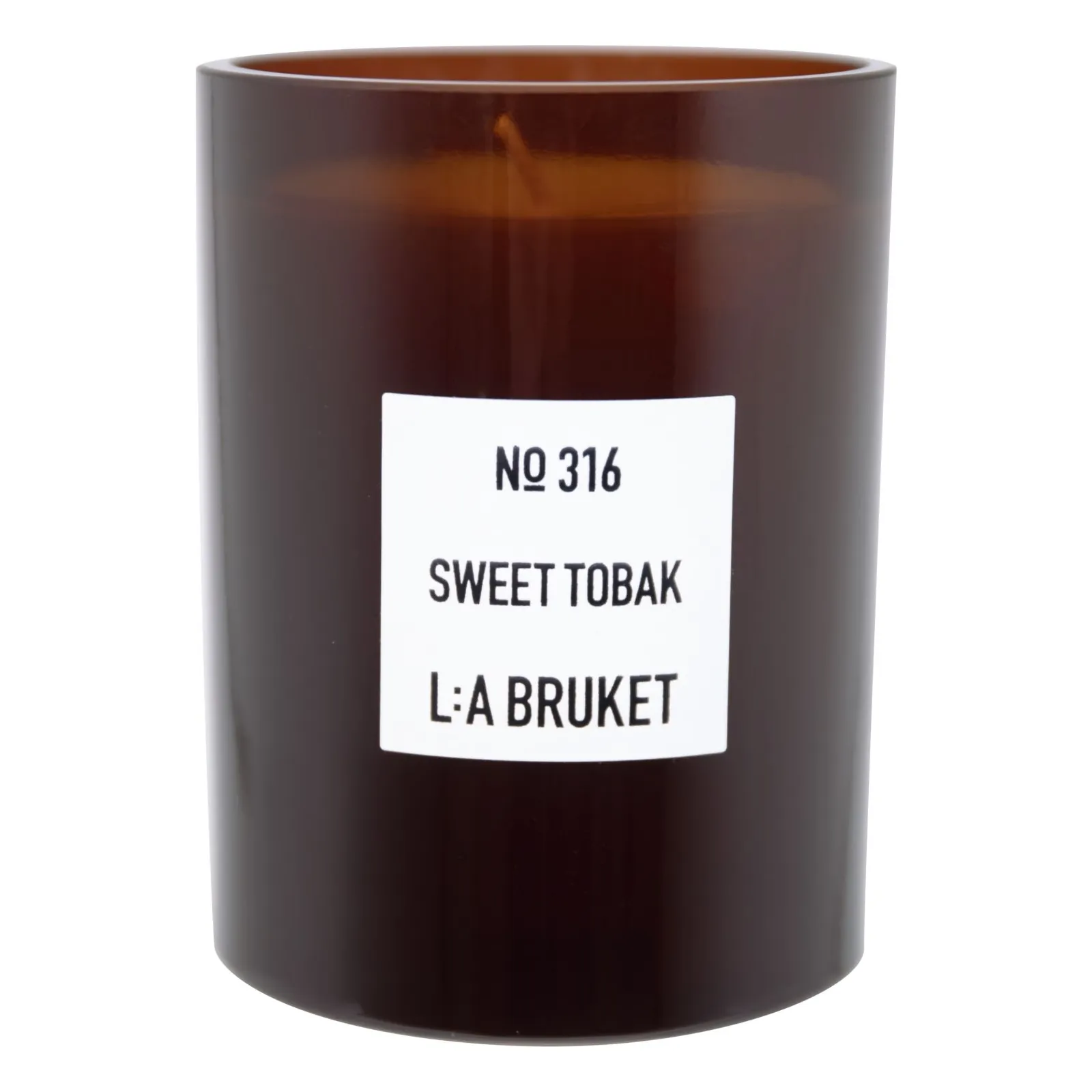 L:a Bruket Untinted Sweet Tobak Scented Candle - 260G