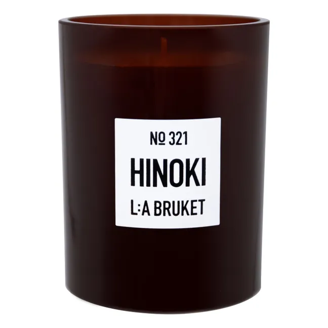 Vela perfumada Hinoki - 260g | Sin tintes
