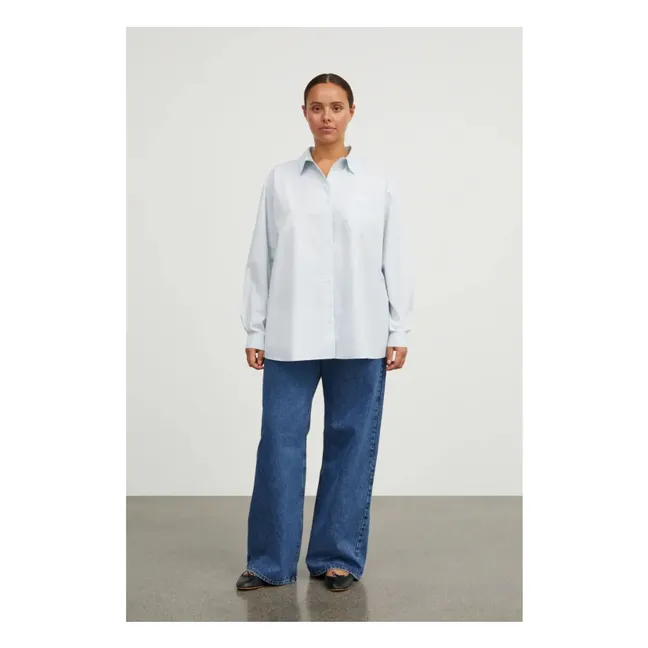 Chemise Edgar Coton Bio | Bleu Clair