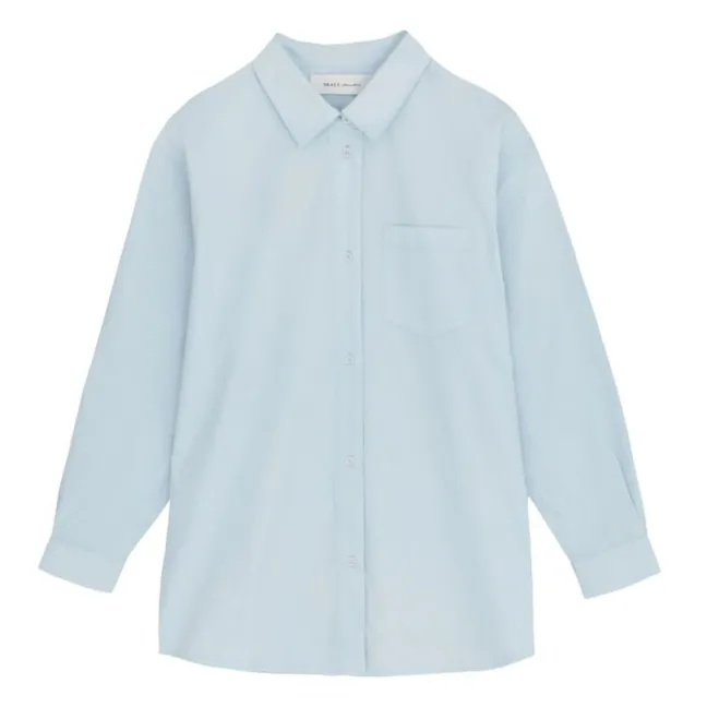 Chemise Edgar Coton Bio | Bleu Clair