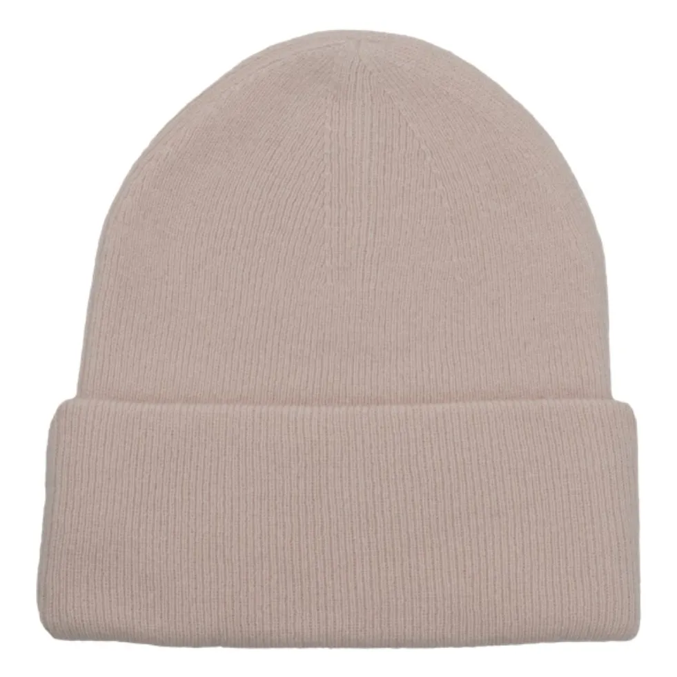 Holmm Unisex Beige Love Cashmere Hat