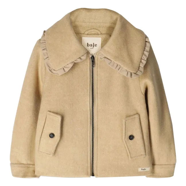 Chaqueta de lana rosa | Arena