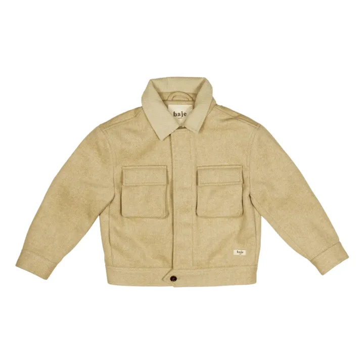Mascot-Jacke aus Wolle | Sandfarben- Produktbild Nr. 0