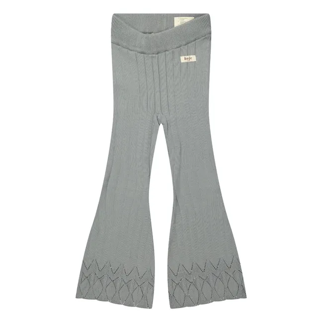 Malla de punto Flare Mary | Azul Gris