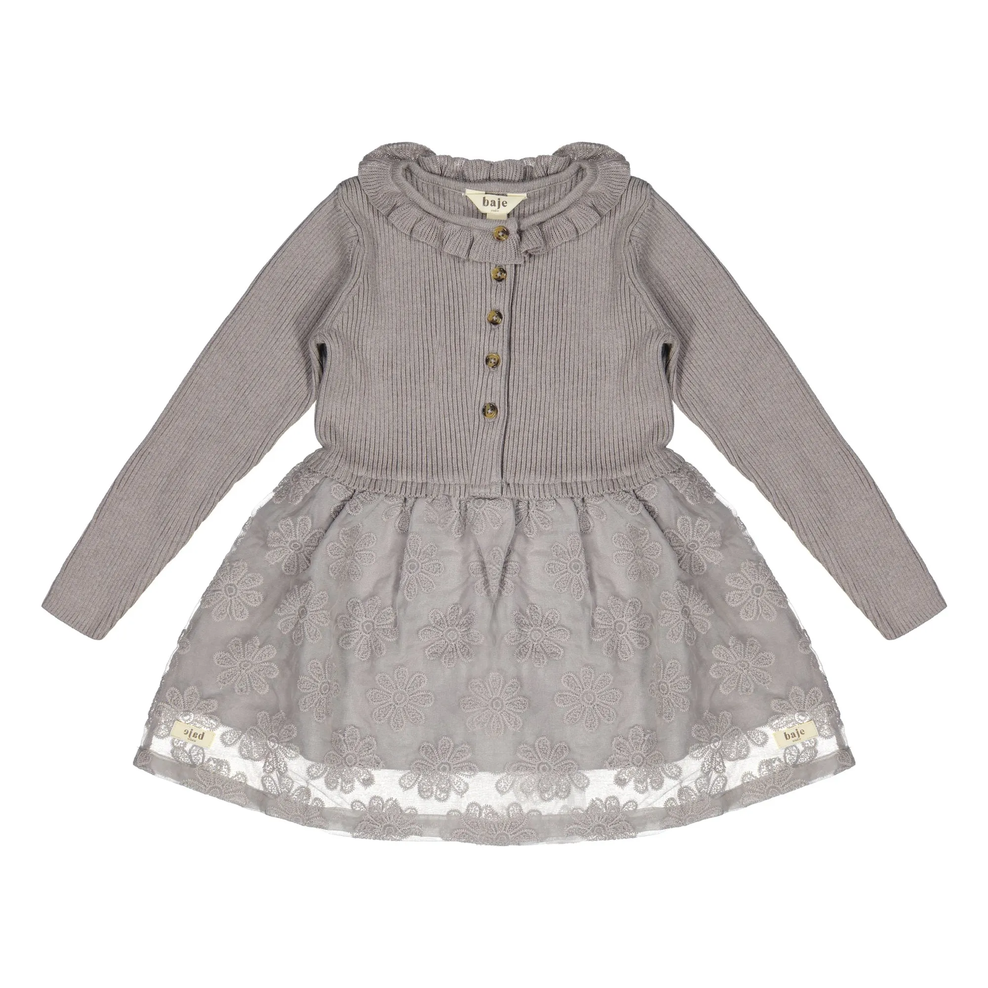 Baje Studio Girls Lilac Moon Tulle Flower Dress