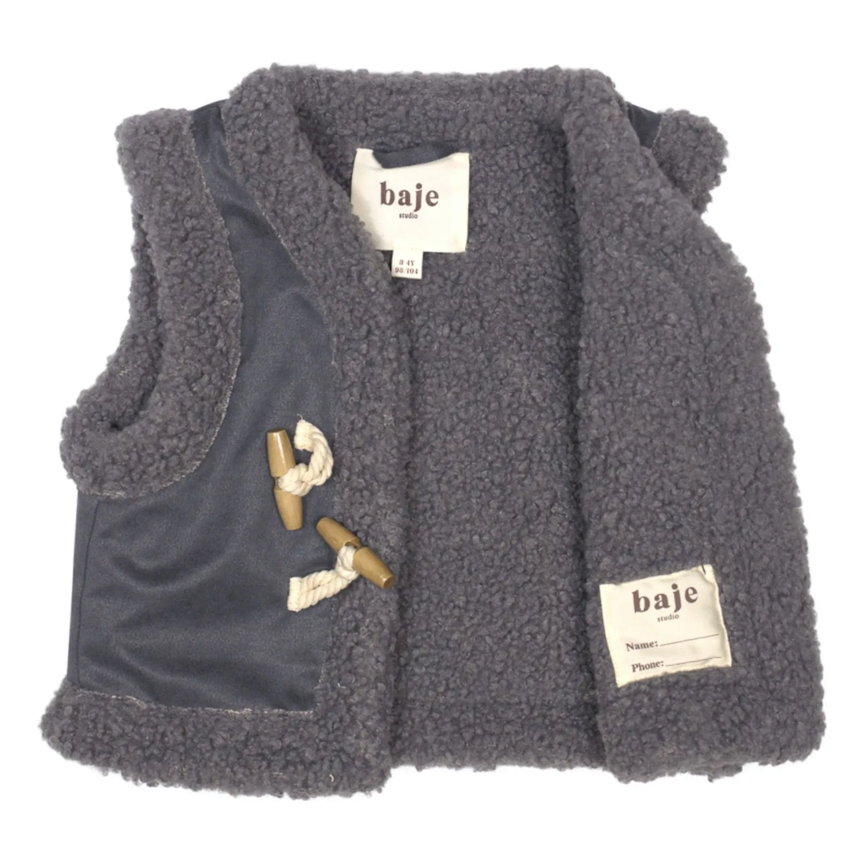 Gilet Sans Manches Syon Teddy | Violet- Image produit n°2