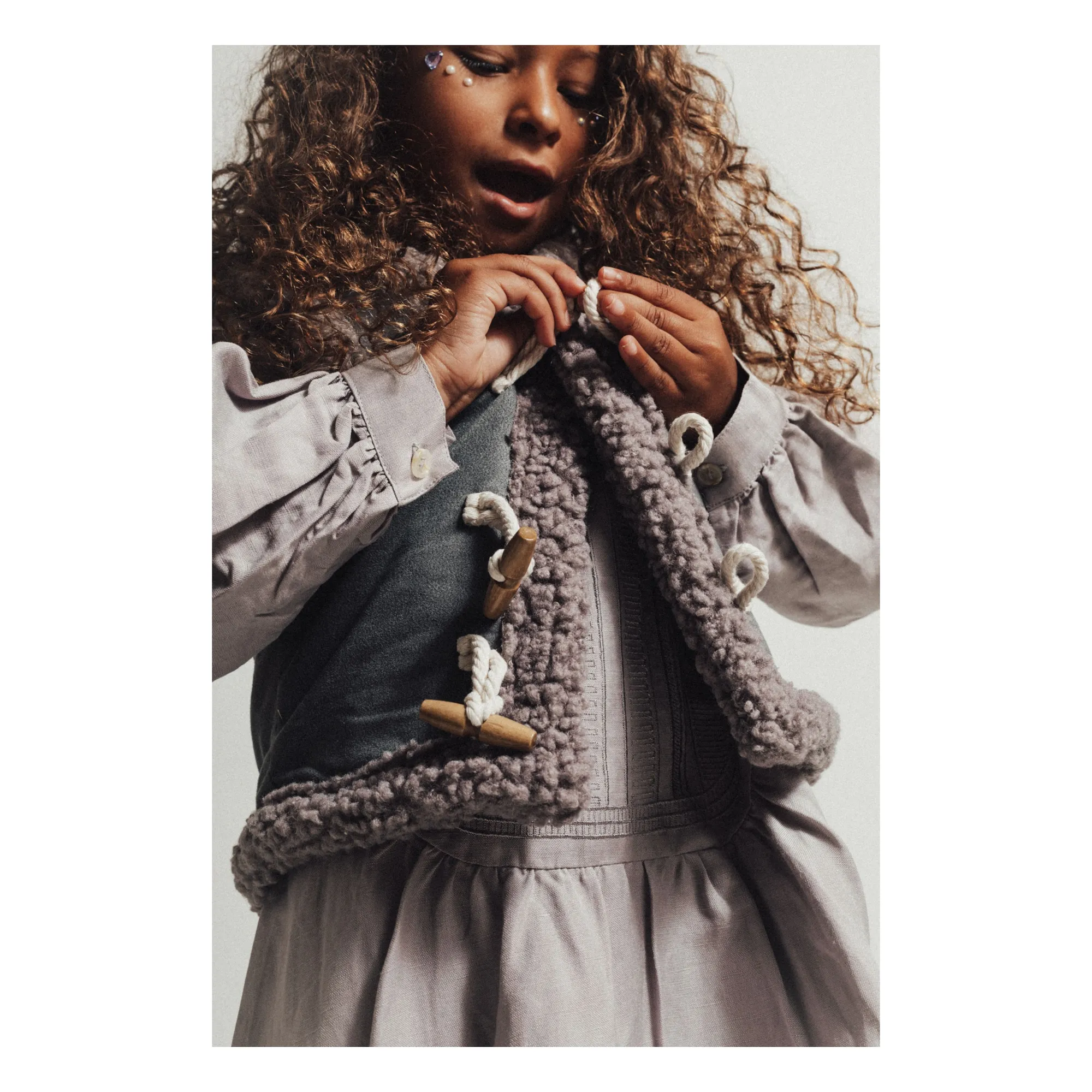 Gilet Sans Manches Syon Teddy | Violet- Image produit n°1