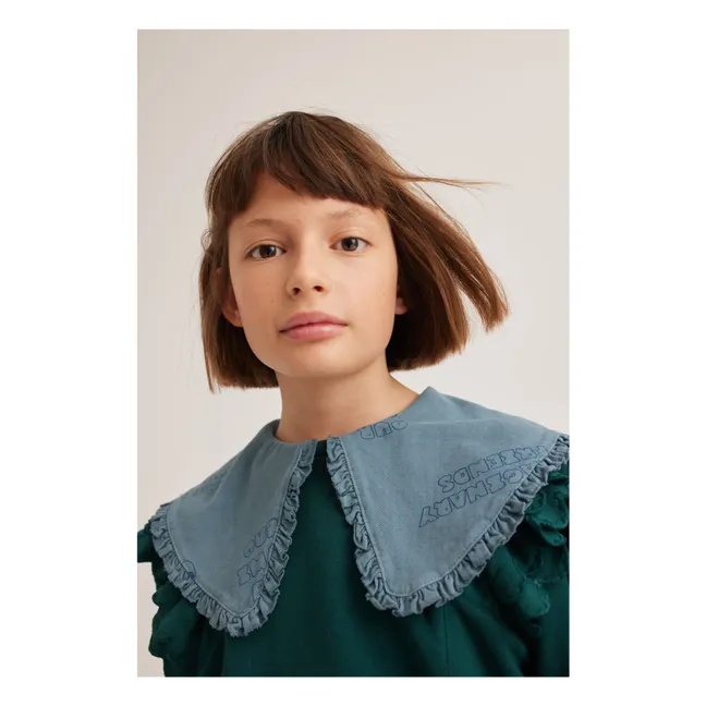 Camicetta in cotone organico Zoe | Blu