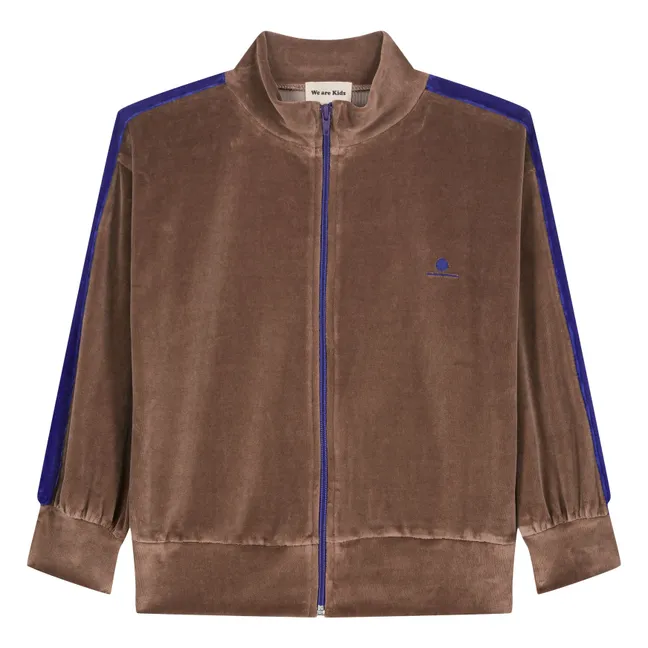 Giacca Benjamin in velluto di cotone organico | Marrone