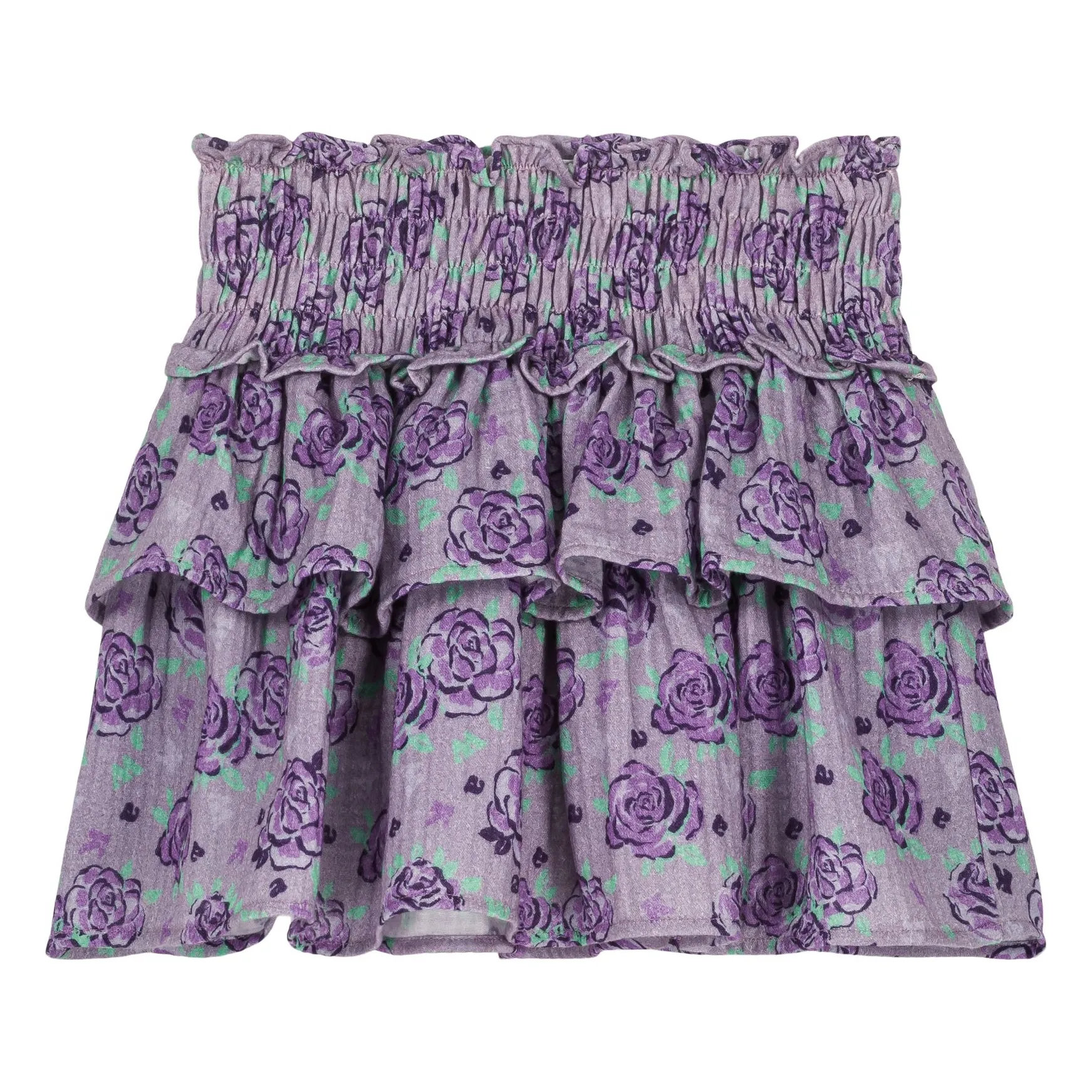 We Are Kids Lilac Leonie Skirt Organic Cotton Flowers