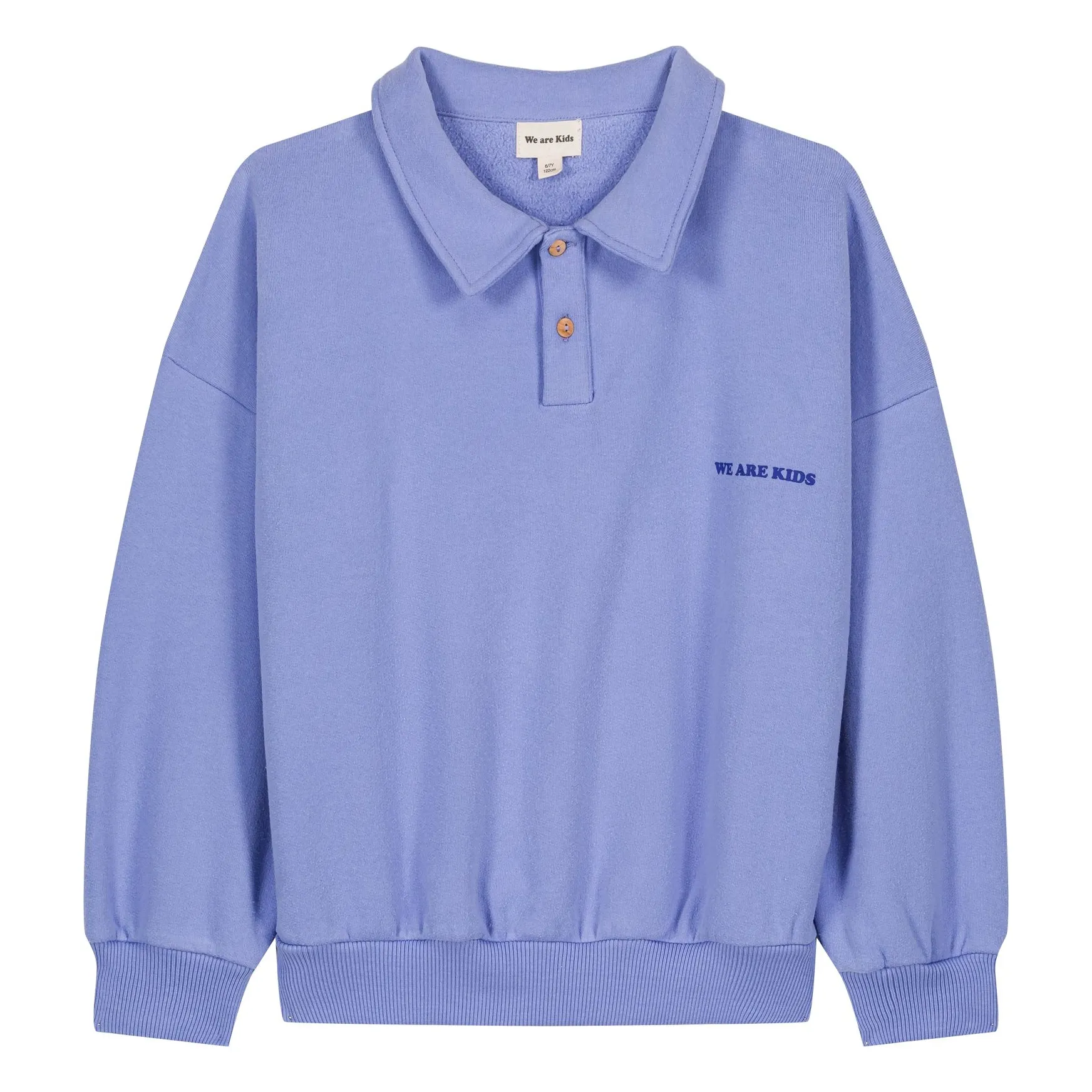 We Are Kids Blue Sweat Polo Organic Cotton