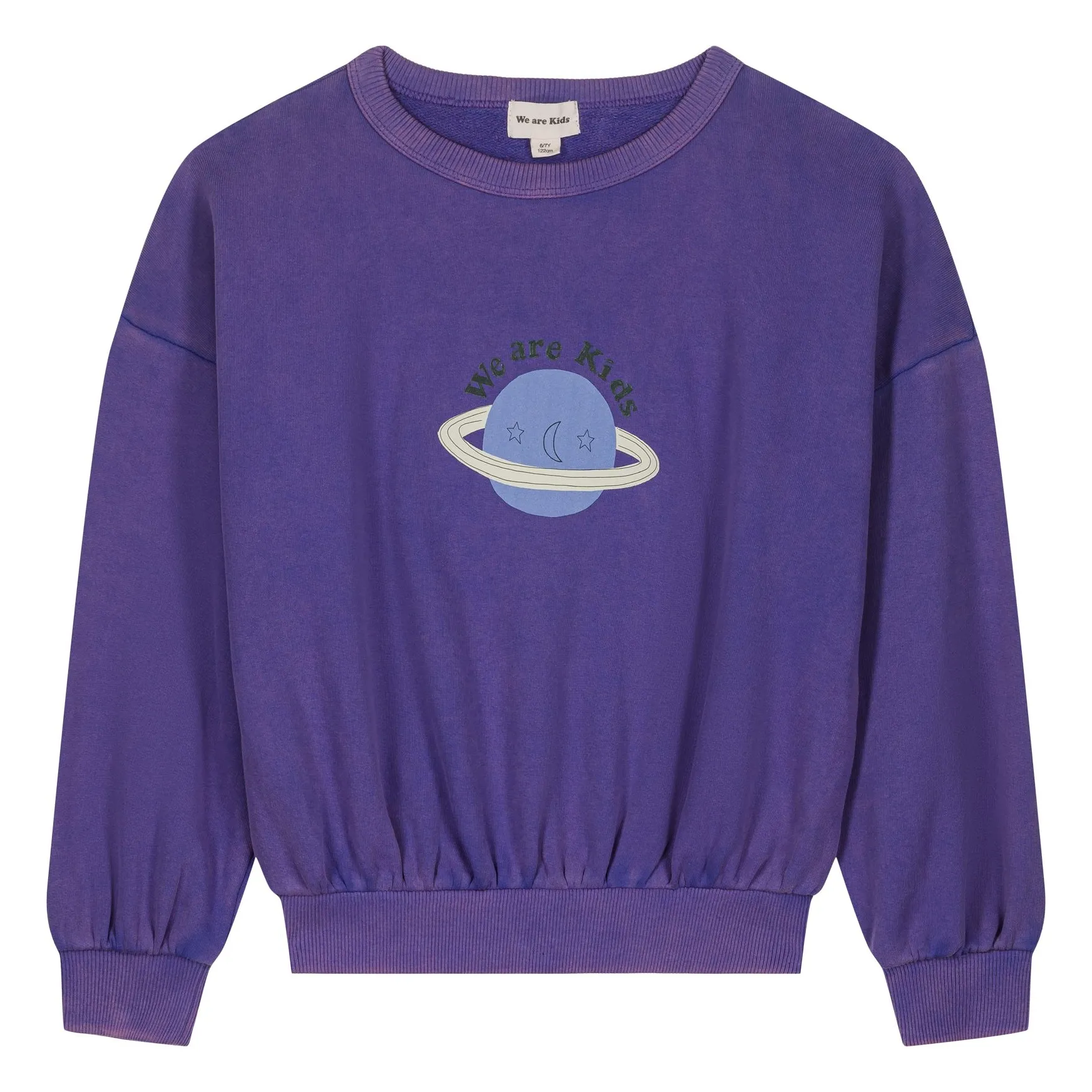We Are Kids Royal Blue Big Planet Organic Cotton Sweatshirt