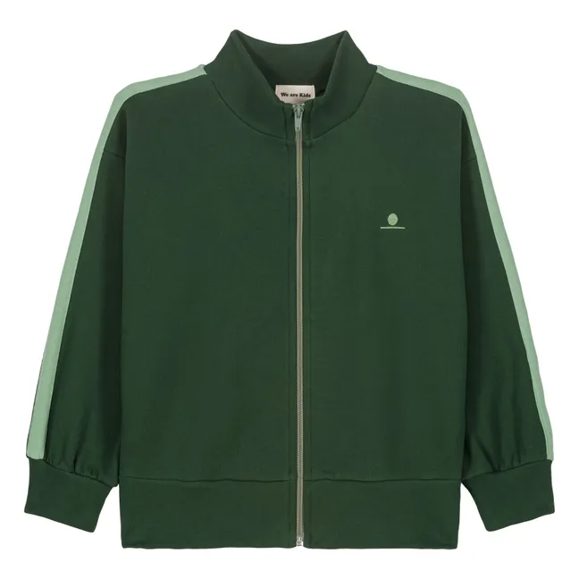 Giacca Benjamin in cotone biologico | Verde foresta