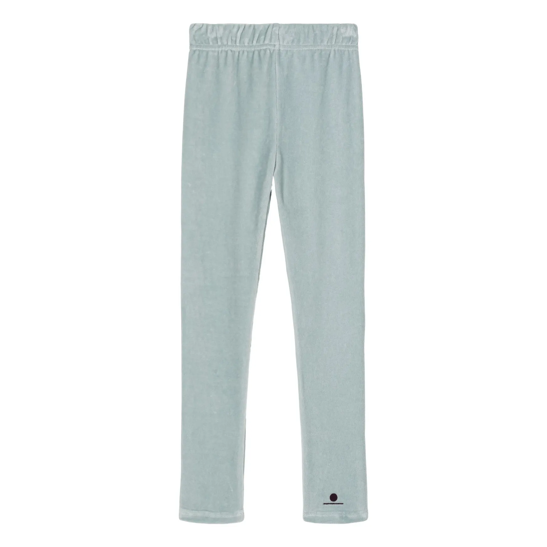 We Are Kids Light Blue Nour Velvet Organic Cotton Legging