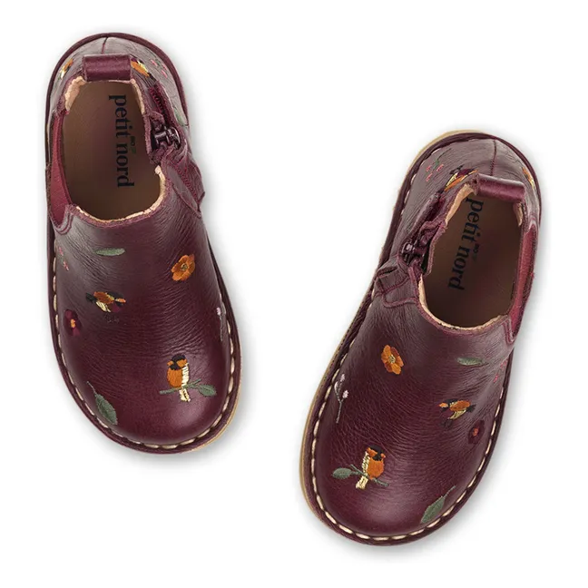 Botines con cremallera - Colección Uniqua | Violeta